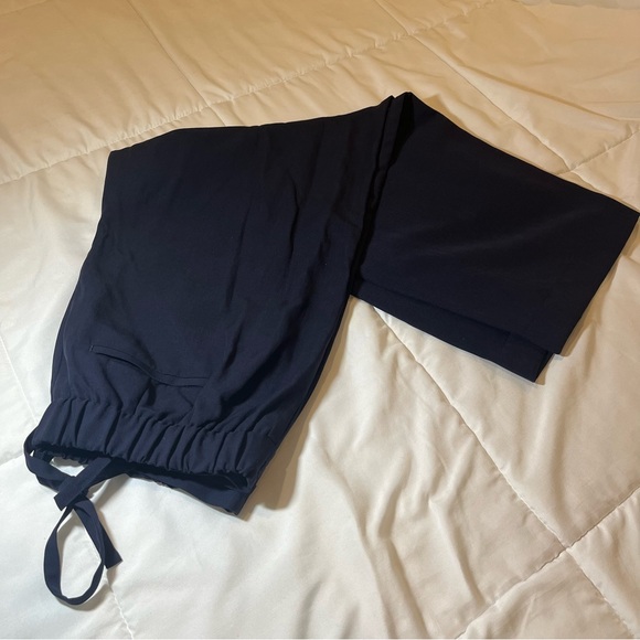 TALBOTS - Tie String - Navy Blue Pant - Trousers - Women’s L - Picture 5 of 13